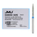 JMU Diamond Burs FG Medium Grit Pointed Taper 5/Pk - JMU DENTAL INC