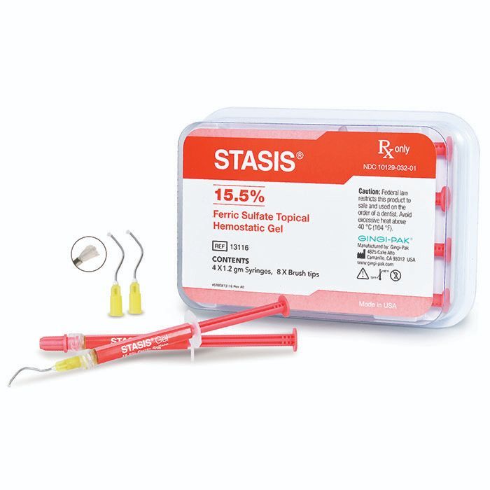 Stasis Hemostatic Gel in Syringe 15.5% — JMU Dental