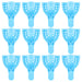 JMU Disposable Dental Impression Trays Blue Perforated 12Pcs/Bag - JMU DENTAL INC