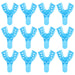 JMU Disposable Dental Impression Trays Blue Perforated 12Pcs/Bag - JMU DENTAL INC