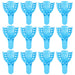 JMU Disposable Dental Impression Trays Blue Perforated 12Pcs/Bag - JMU DENTAL INC