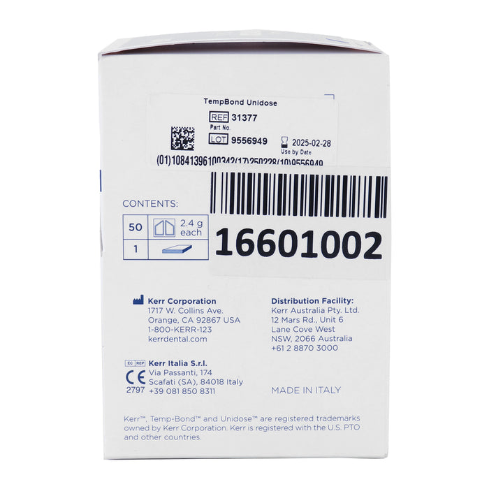 Kerr Temp-Bond Unidose Temporary Dental Cement - JMU DENTAL INC