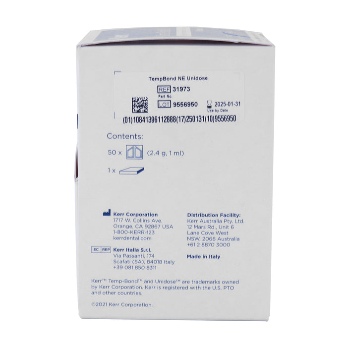 Kerr Temp-Bond NE Unidose Temporary Dental Cement - JMU DENTAL INC