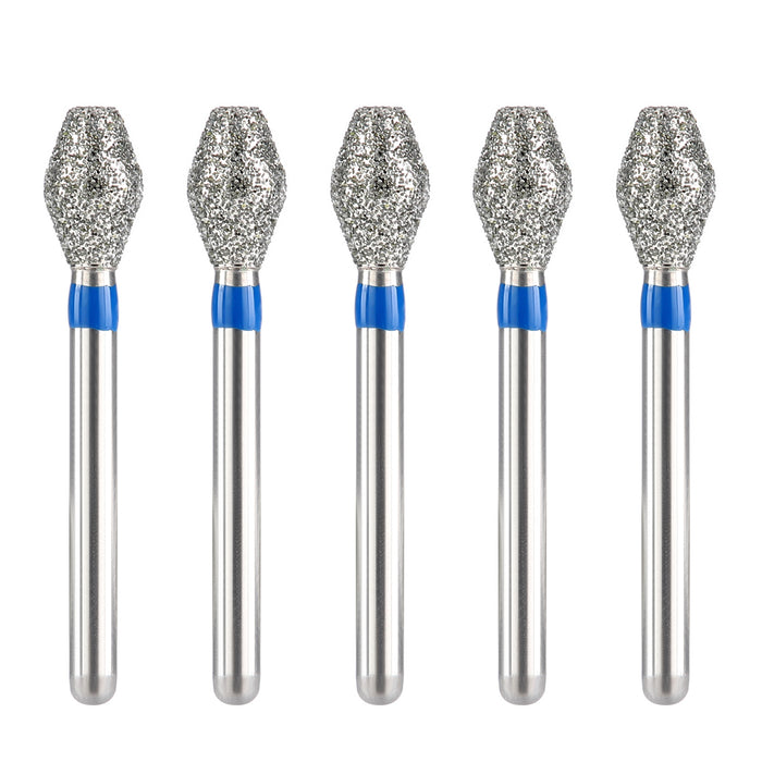 JMU Diamond Burs FG Medium Grit Barrel 5/Pk - JMU DENTAL INC