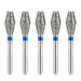 JMU Diamond Burs FG Medium Grit Barrel 5/Pk - JMU DENTAL INC