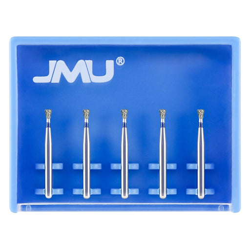 JMU Diamond Burs, Medium Grit, Inverted Cone, FG #805-016M, 5/pk - JMU Dental