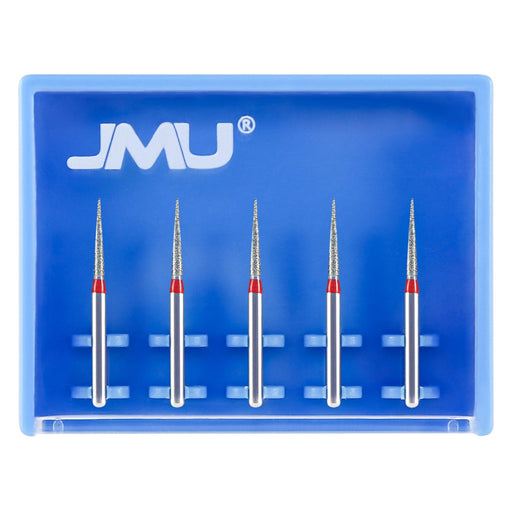JMU Diamond Burs, Fine Grit, Needle, FG #859-016F, 5/pk - JMU Dental