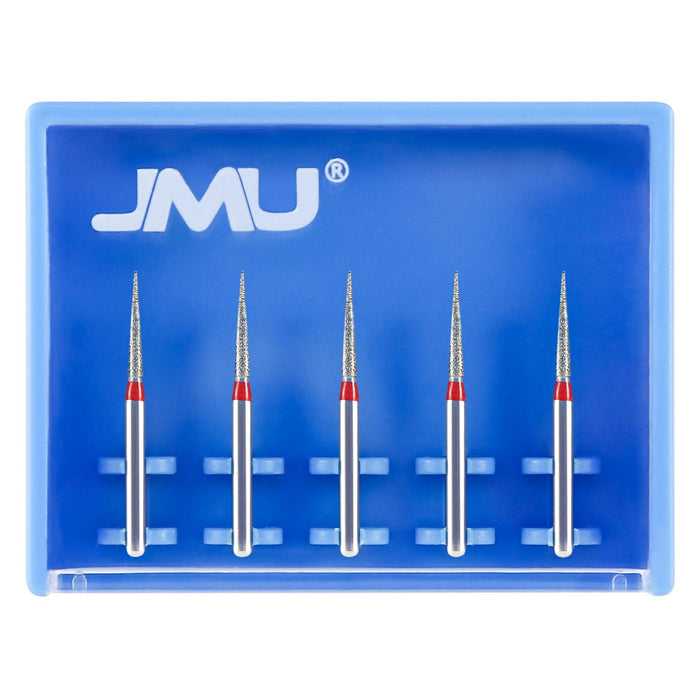 JMU Diamond Burs FG Fine Grit Needle 5/Pk