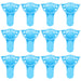 JMU Disposable Dental Impression Trays Blue Perforated 12Pcs/Bag - JMU DENTAL INC