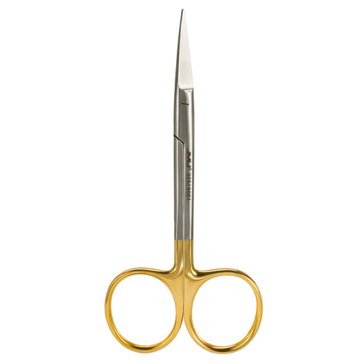 JMU Surgical Gum Tissue Scissors Serrated Straight/Curved Stainless Steel 1pc/pack - JMU DENTAL INC