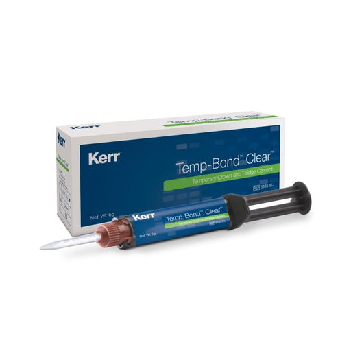 Kerr Temp-Bond Clear with Triclosan Temp-Bond Temporary Dental Cement Automix Syringe - JMU DENTAL INC