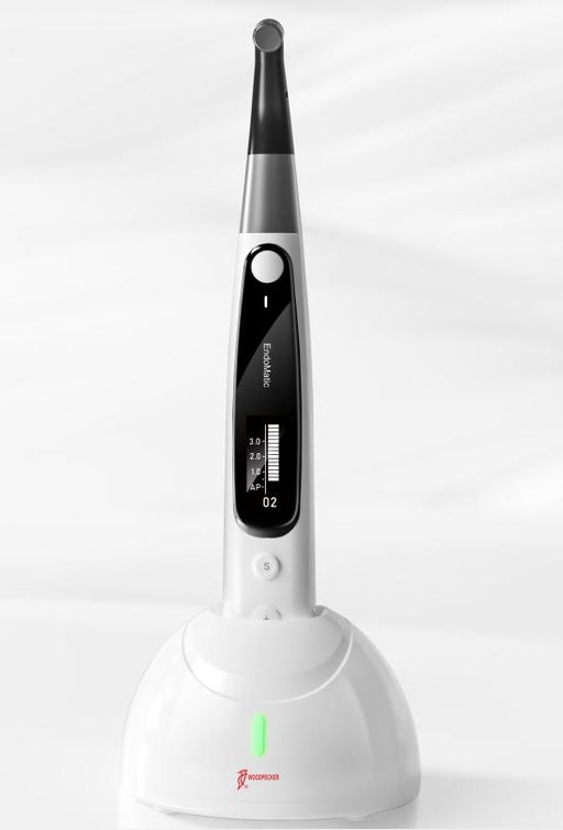 Woodpecker EndoMatic Cordless Endo Motor with Apex Locator All-Angle OLED Screen - JMU DENTAL INC