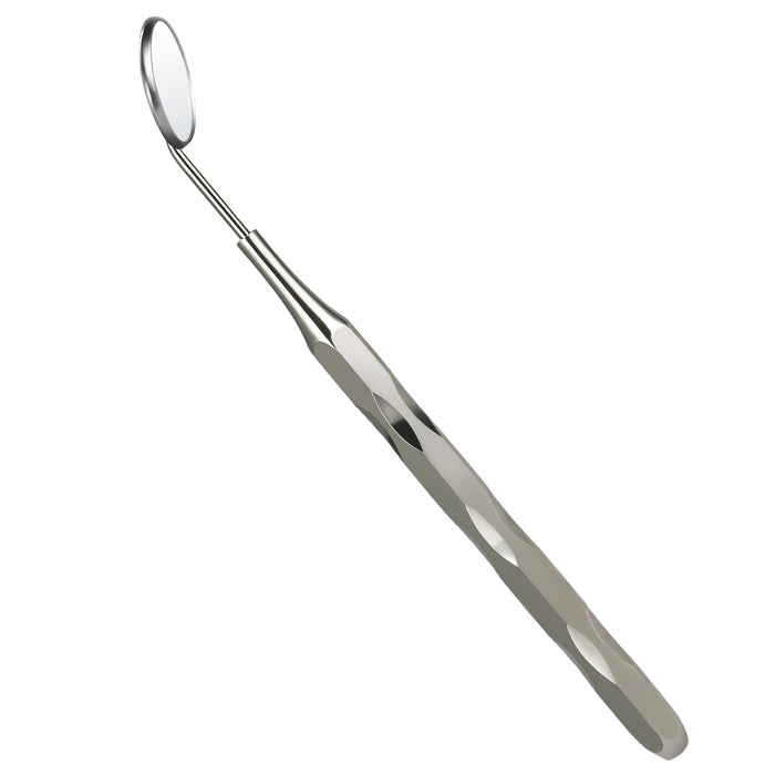 JMU Dental Mirror with Octagonal/ Unique Hollow Handle Stainless Steel 1pc/pack - JMU DENTAL INC