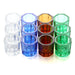 JMU Dental Glass Dappen Dishes Assorted 4 Colors 12pcs/Box - JMU DENTAL INC