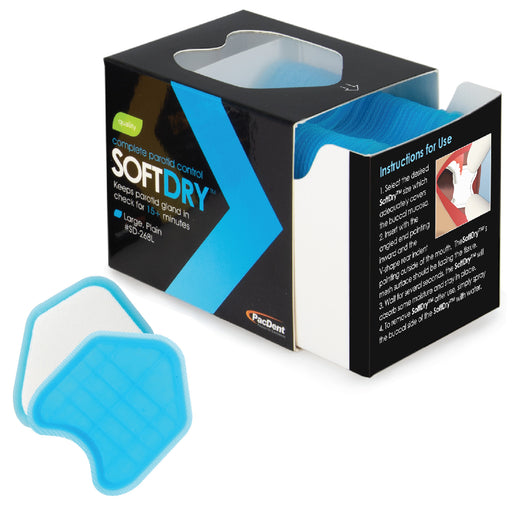 SoftDry Angle Cotton Roll Substitutes Large/ Small 50/pk - JMU DENTAL INC