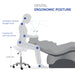 JMU Ergonomic Saddle Stool Rolling Exam Chair Adjustable Height - JMU DENTAL INC