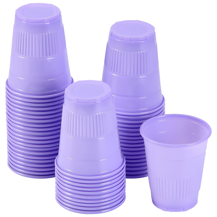 Dental Plastic Disposable 5oz Drinking Cup PURPLE