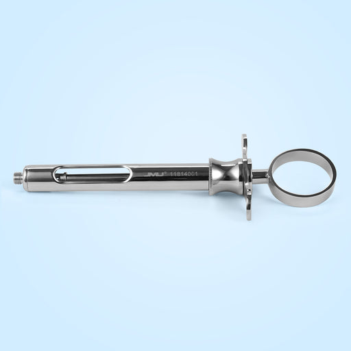 JMU Dental Aspirating Syringe-1.8ml with T bar Stainless Steel 1pc/pack - JMU DENTAL INC