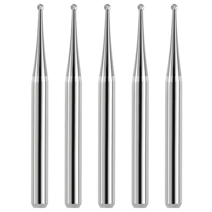 JMU Carbide Burs FG, Round, 5/pk