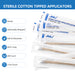 JMU Disposable Sterile 6" Cotton Swab Tipped Applicator 200pcs/Box