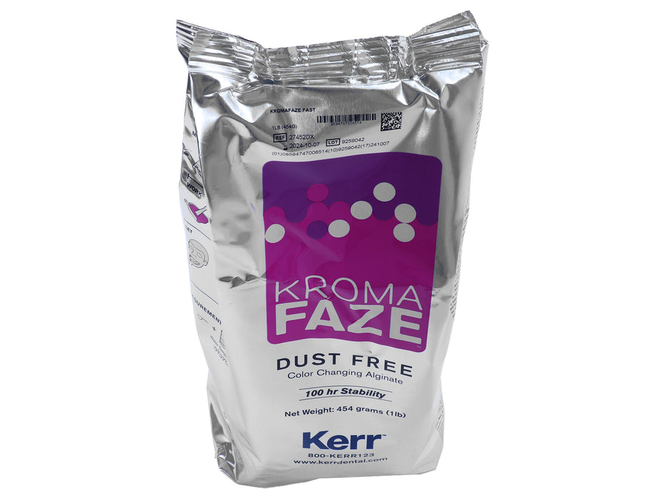 Kerr KromaFaze Alginate Impression Materials Dust Free Color Changing Alginate - JMU DENTAL INC