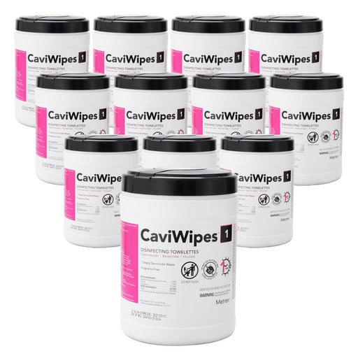 Metrex Disinfecting CaviWipes1, 160 wipes/canister, 12 canisters/case, 13-5100 - JMU Dental