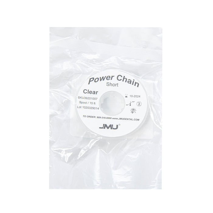 JMU Dental Orthodontic Elastic Power Chain 15ft/Spool - JMU DENTAL INC