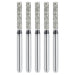 JMU Diamond Burs FG Super Coarse Flat End Cylinder 5/Pk - JMU DENTAL INC