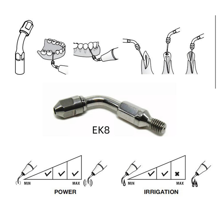 Woodpecker EK8 Scaler Tips 5pcs/Set