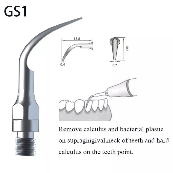 Woodpecker GS1 Ultrasonic Scaler Tips 5pcs/Set