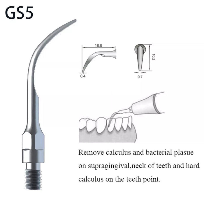 Woodpecker GS5 Ultrasonic Scaler Tips 5pcs/Set