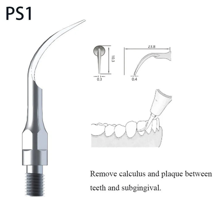 Woodpecker PS1 Ultrasonic Scaler Tips 5pcs/Set