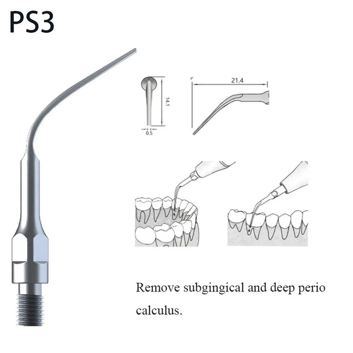 Woodpecker PS3 Ultrasonic Scaler Tips 5pcs/Set