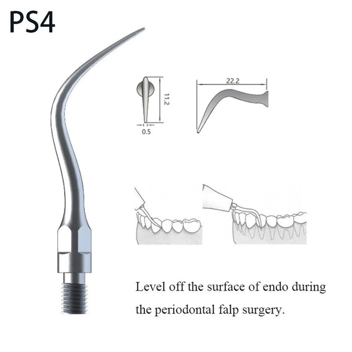 Woodpecker PS4 Ultrasonic Scaler Tips 5pcs/Set