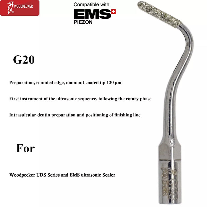 Woodpecker G20 Ultrasonic Scaler Tips 1PC