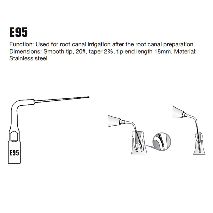 Woodpecker E95 Ultrasonic Scaler Tips 1 pc