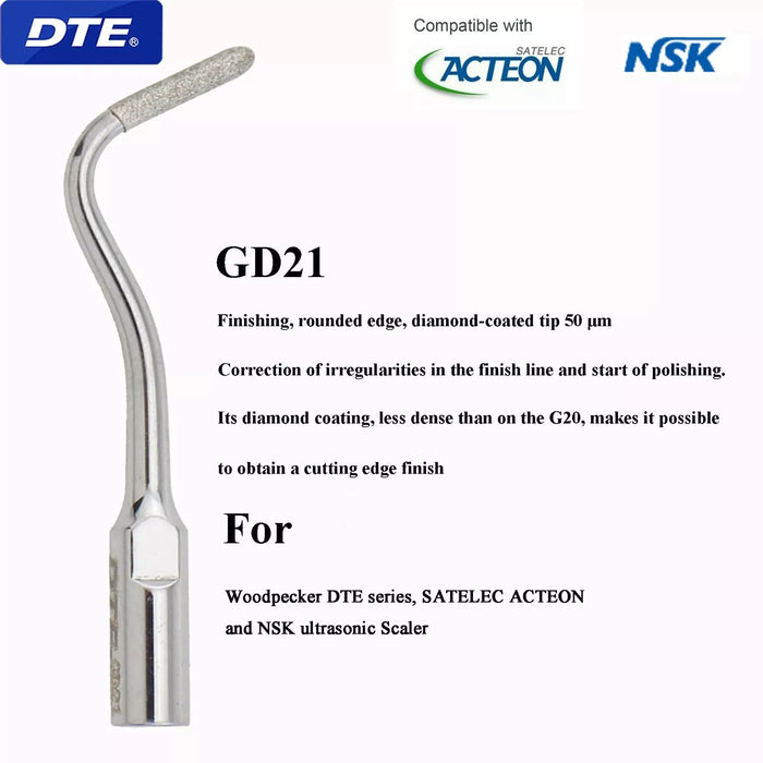 Woodpecker GD21 Ultrasonic Scaler DTE Tips 1 PC