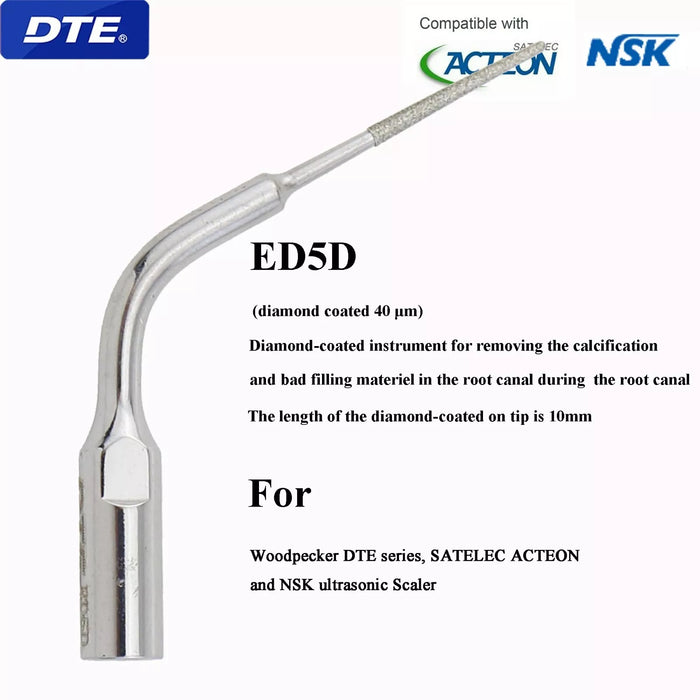 Woodpecker ED5D Ultrasonic Scaler DTE Tips 1 PC