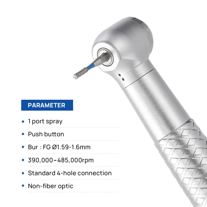 COXO Mini Head High-speed Air Turbine Handpiece 4-Hole Coupler CX207-B