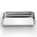 JMU Dental Flat Tray SL 304 Stainless Steel 9.1"x6.7"x1.1" 3PCS/Bag - JMU DENTAL INC