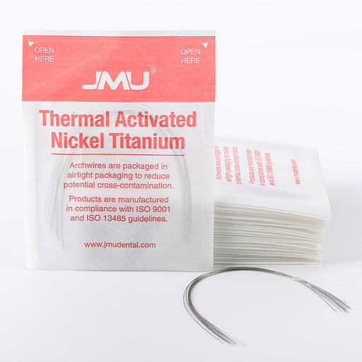 JMU Thermal Activated Nickel Titanium Archwire Expanded Round Universal 10/Pk - JMU DENTAL INC