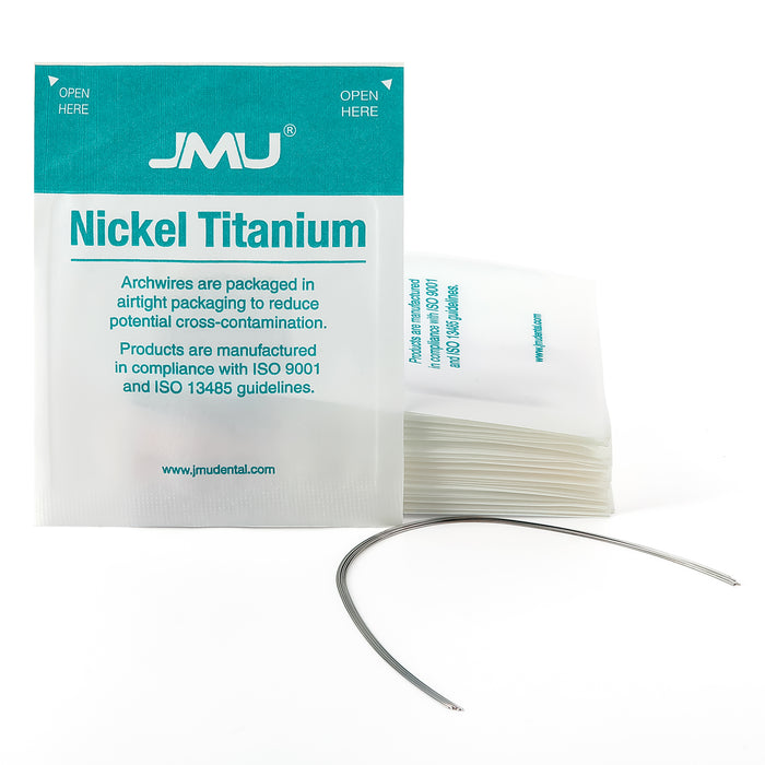 JMU Nickel Titanium Archwire, Over-Expanded, 10/Pk