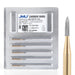 JMU Trimming&Finishing Carbide Burs, Needle, 12 Blades, 5/pk - JMU Dental