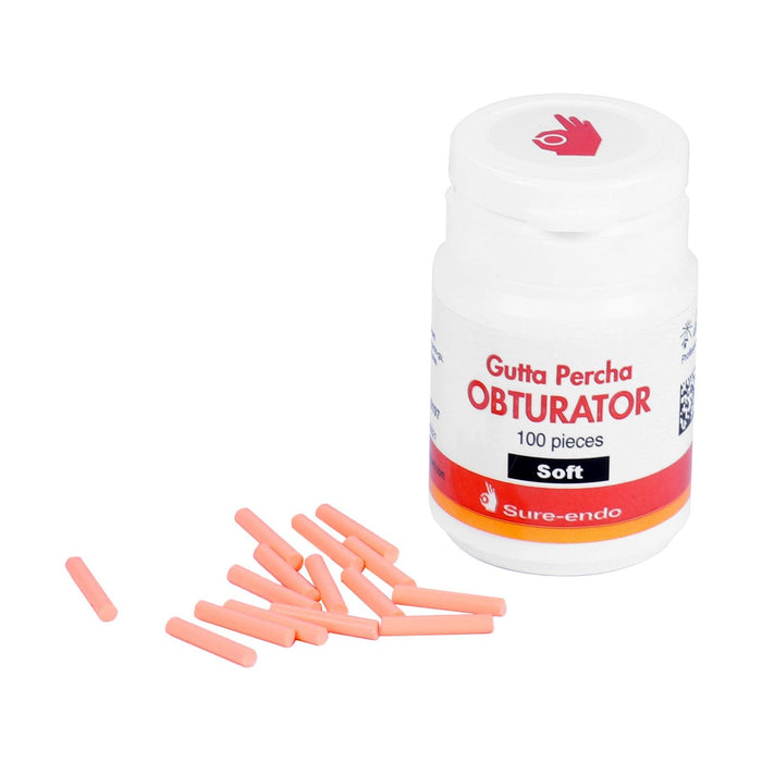 Gutta Percha Obturator, Soft Type, 100pieces/Bottle