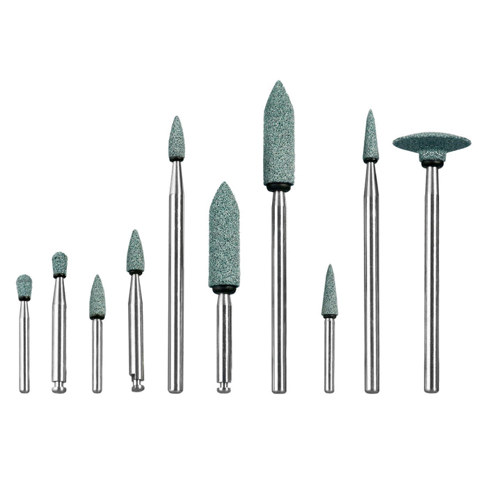 Shofu Dura-Green Stones 12PK/Set - JMU DENTAL INC