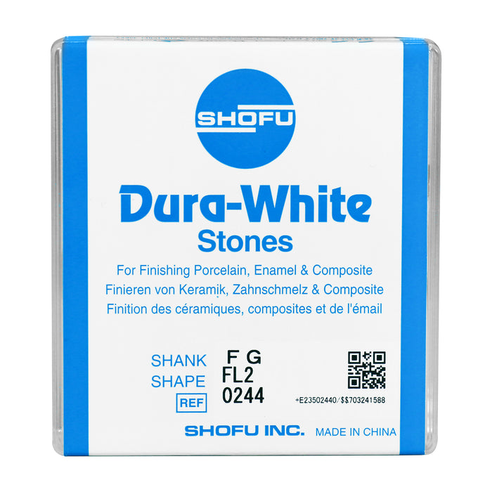 Shofu Dura-White Stones 12PK/Set - JMU DENTAL INC