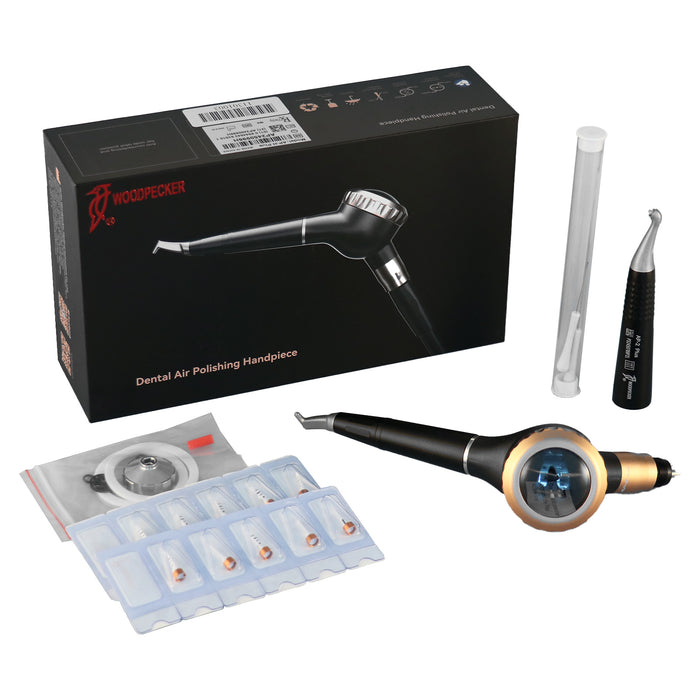 Woodpecker AP-H Plus Dental Air Polisher 4 Holes With 2 Handpieces - JMU DENTAL INC