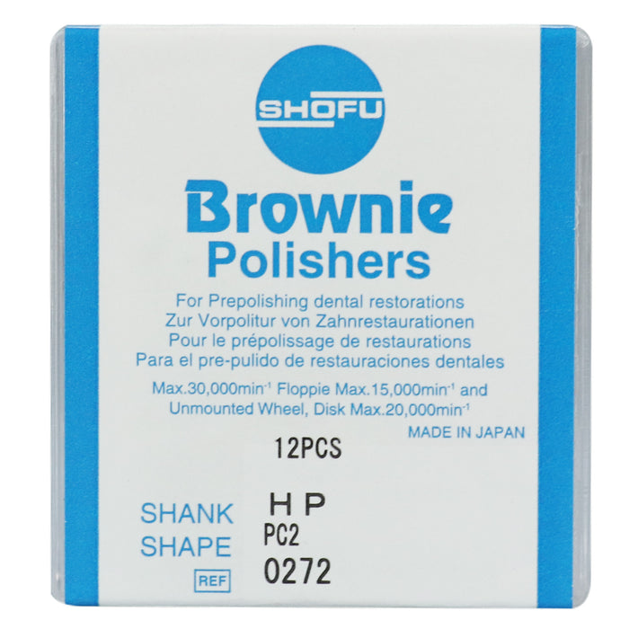 Shofu Brownie Greenie Polishers 12PK/Set - JMU DENTAL INC