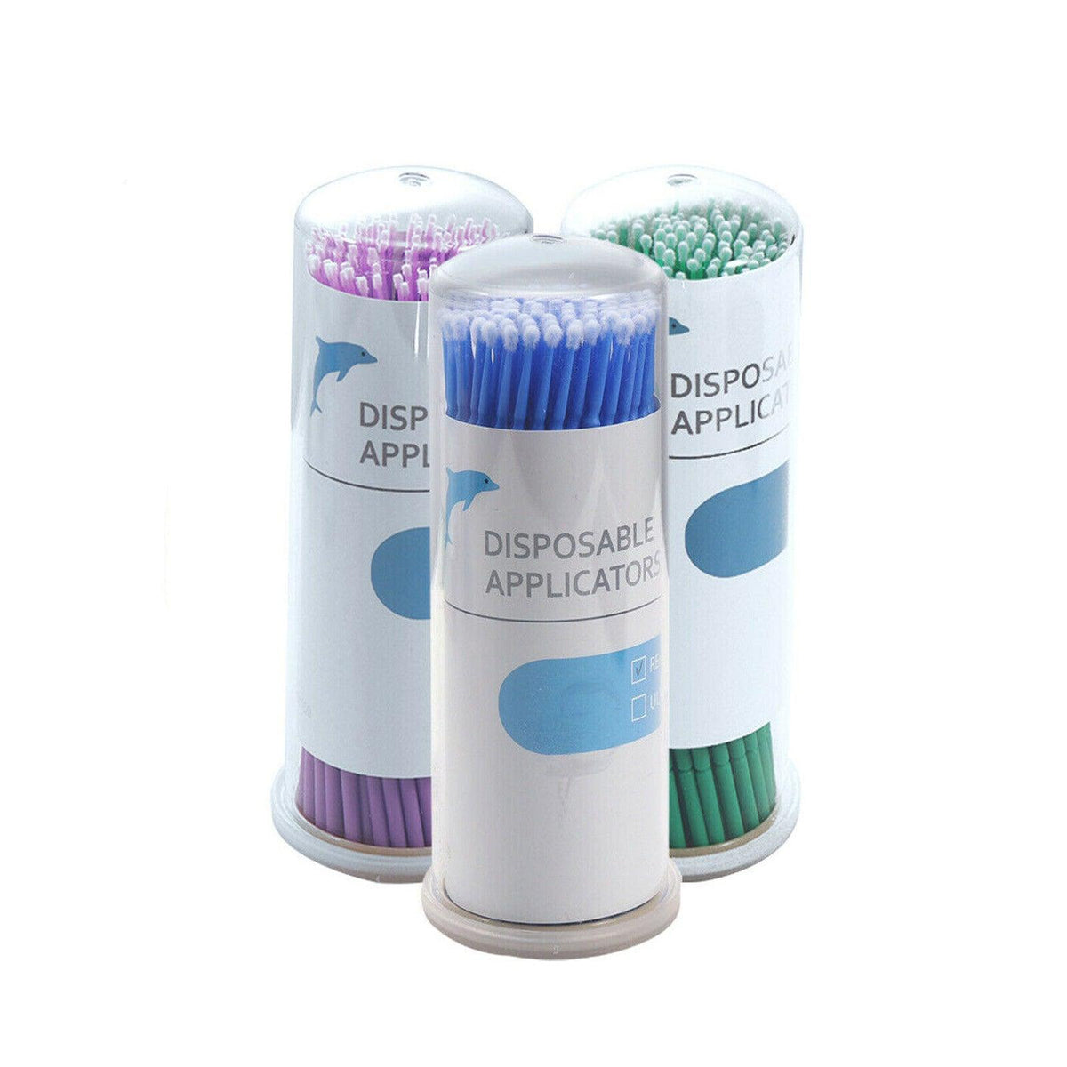 400 PCS Disposable Dental Micro Brushes Dental Applicator with Bendable  Tips, Disposable Applicators Microbrush Blue Micro Swabs