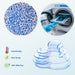 JMU Disposable Dental Cheek Retractor Blue C-Shape Size S+M+L 3/Bag